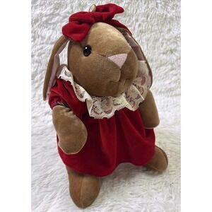Vintage 1985 Velveteen Rabbit Plush Commonwealth Toys R Us Holiday Bunny